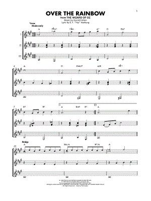 Over the Rainbow - Guitar Trio