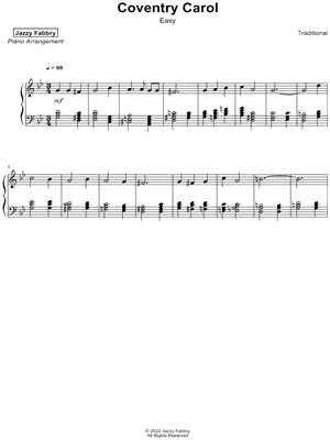 Coventry Carol [easy]