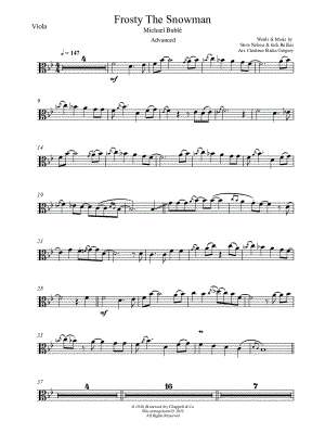 Frosty the Snowman [advanced]