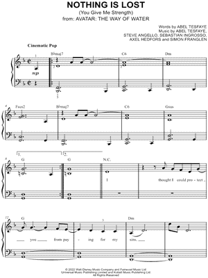 Nothing Is Lost (You Give Me Strength)