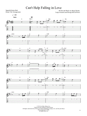 Can't Help Falling in Love