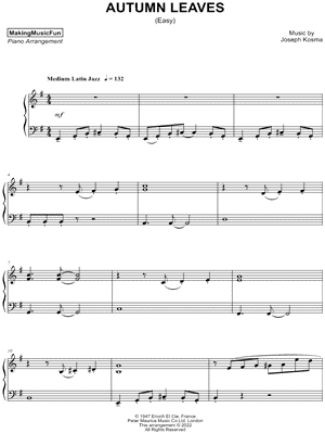 Autumn Leaves [easy]