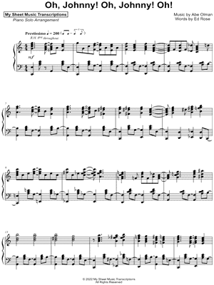 Oh Johnny, Oh Johnny, Oh!