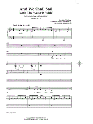 And We Shall Sail (with The Water Is Wide)