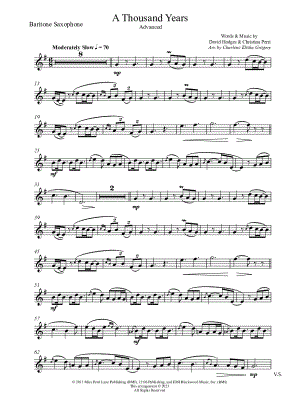 A Thousand Years [advanced]