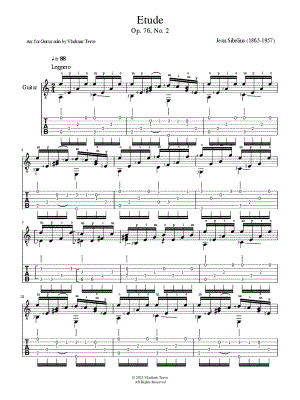 Etude, Op. 76, No. 2