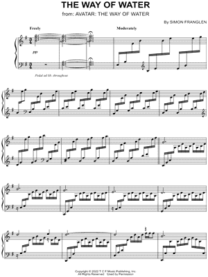 The Way of Water from Avatar: The Way of Water - Sheet Music