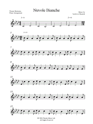 Nuvole Bianche [1 hand]