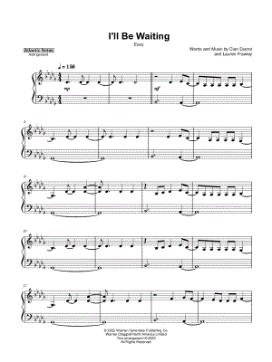 I'll Be Waiting [easy]