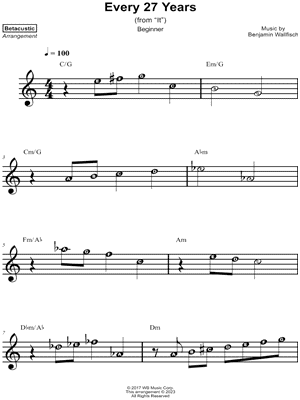 Every 27 Years [beginner]