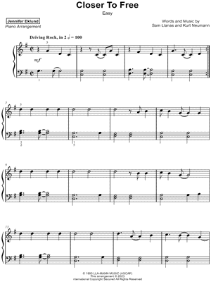 Closer to Free [easy]