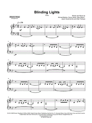 Blinding Lights [easy]