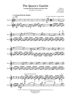 Training with Mr. Shaibel and Main Title - Guitar Duet