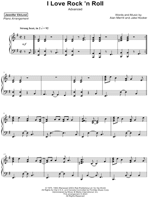 I Love Rock 'n Roll [advanced]