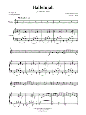 Hallelujah - Violin & Piano