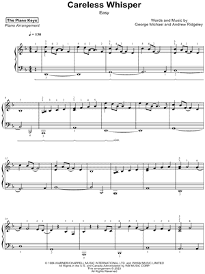 Careless Whisper [easy]