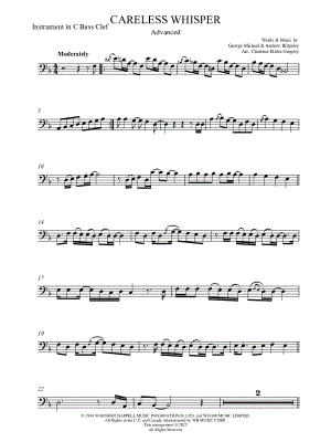 Careless Whisper [advanced] by Charlene Elisha Gregory - Sheet Music