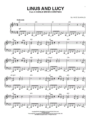 Linus and Lucy (Peanuts Theme) by Brent Edstrom - Sheet Music