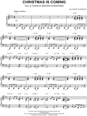 Christmas Is Coming by Brent Edstrom - Sheet Music