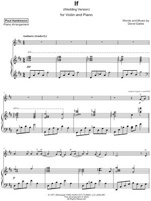If (Wedding Version) - Violin & Piano