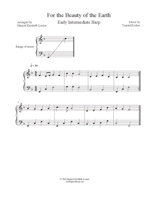 For the Beauty of the Earth [early intermediate]