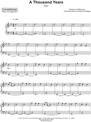 A Thousand Years [easy]