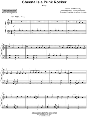 Sheena Is a Punk Rocker [easy]