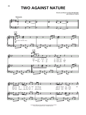 Two Against Nature by Steely Dan - Sheet Music