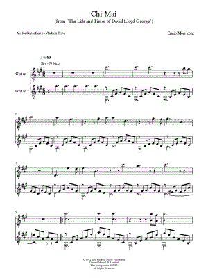 Chi Mai - Guitar Duet