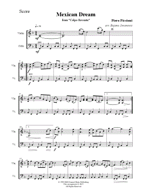 Mexican Dream - Violin & Cello