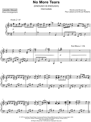 No More Tears [intermediate]