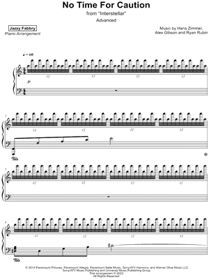 No Time for Caution [advanced] by Jazzy Fabbry - Sheet Music