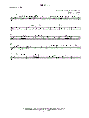Frozen - Bb Instrument