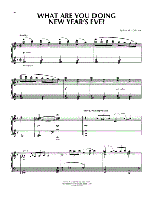 What Are You Doing New Year's Eve?