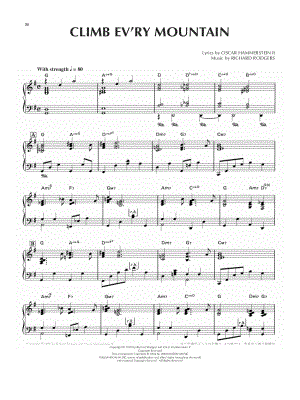 Climb Ev'ry Mountain [jazz version]