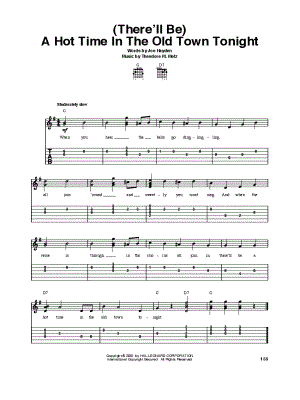 A Hot Time in the Old Down Tonight