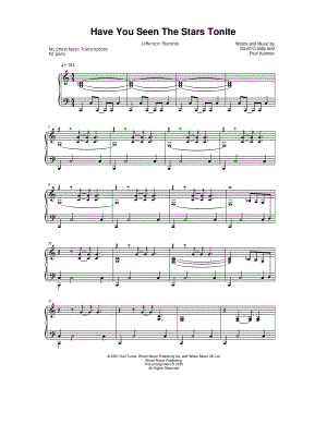 Have You Seen the Stars Tonite