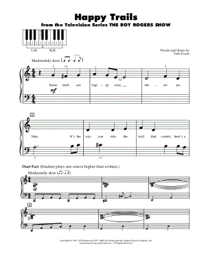 Happy Trails from The Roy Rogers Show - Sheet Music