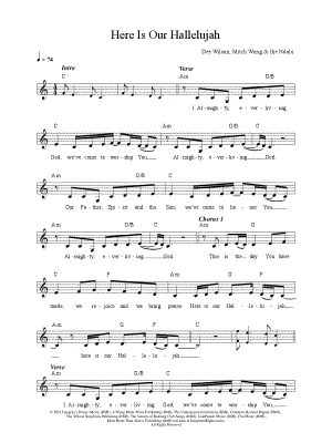 Here Is Our Hallelujah