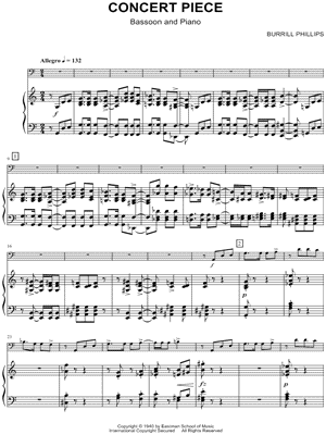 Concert Piece - Bassoon & Piano