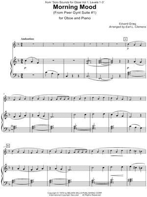 Morning Mood - Oboe & Piano