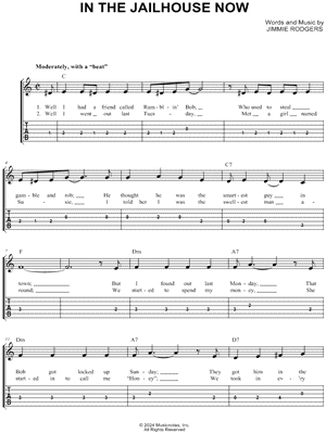 In the Jailhouse Now