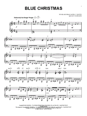 Blue Christmas [Boogie Woogie version]