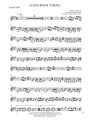 I Love Rock 'n Roll by Charlene Elisha Gregory - Sheet Music