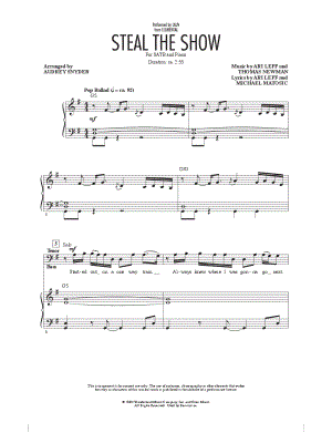 Steal the Show by Lauv - Sheet Music