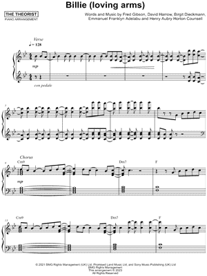 Billie (loving arms) by The Theorist - Sheet Music