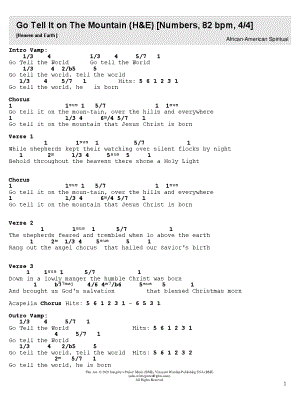 Go, Tell It on the Mountain