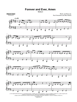 Forever and Ever, Amen