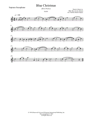 Blue Christmas [easy]