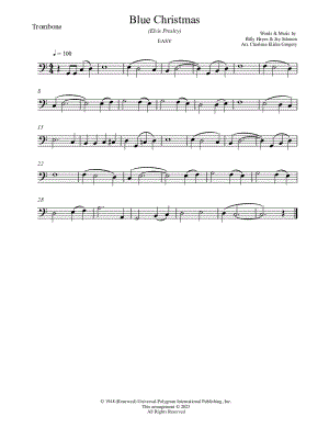 Blue Christmas [easy]